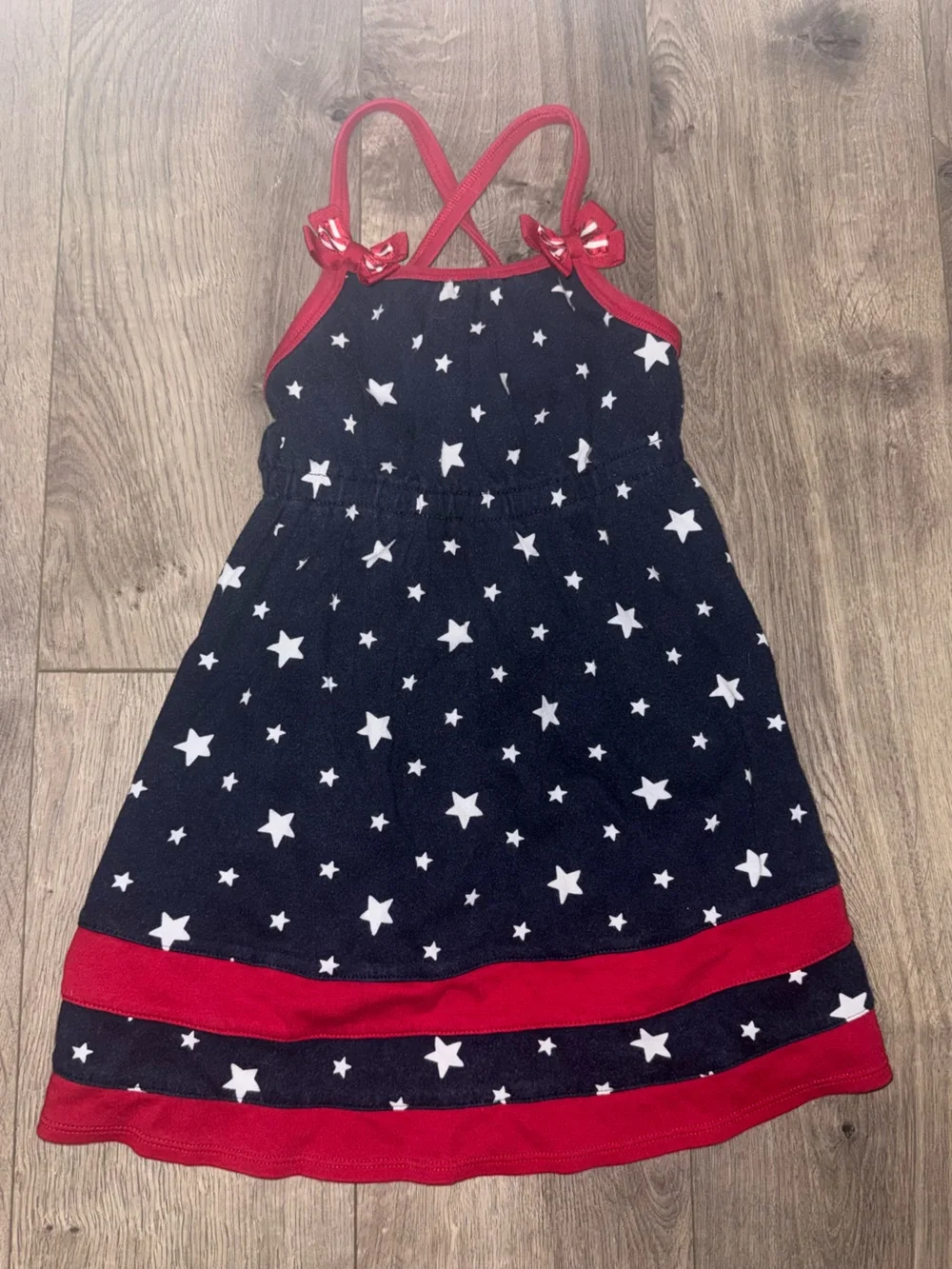 Gymboree Navy and Red Star Print Sundress
